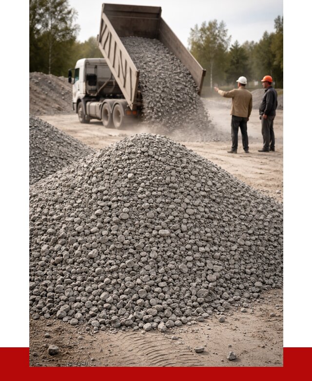 Гранитный щебень фракция 0-5 в Гатчине от 2980 руб ПРОНЕРУДГтч