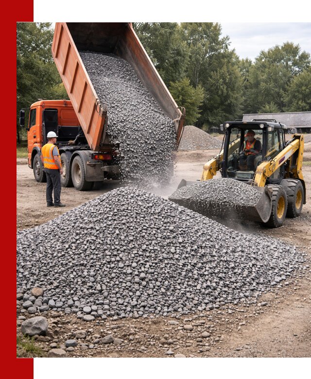 Купить гранитный щебень фракции 5–10 в Гатчине с доставкой
