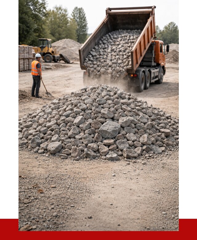 Гранитный щебень фракция 70-150 в Гатчине от 1696 | ПРОНЕРУДГтч