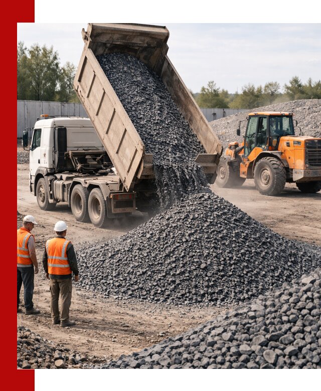 Доставка и продажа щебня габбро-диабаза в Гатчине