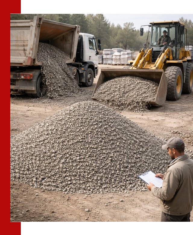 Гравийный щебень фракция 5–10 с доставкой в Гатчине