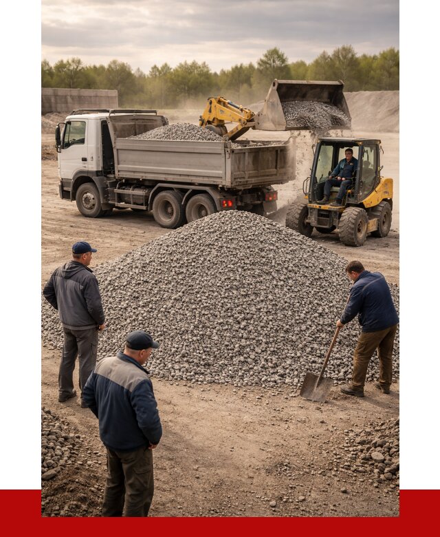 Гравийный щебень фракция 5-20 в Гатчине от 2466 р. ПРОНЕРУДГтч