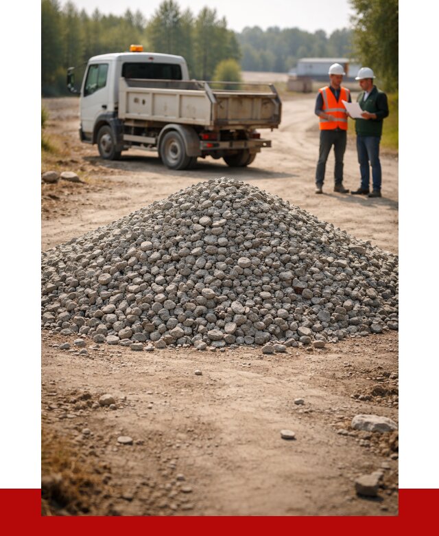 Гравийный щебень фракция 20-40 в Гатчине от 1233 р. | ПРОНЕРУДГтч
