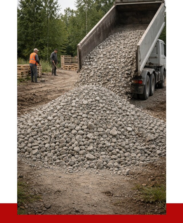 гравийный щебень фракция 70-120 в Гатчине от 2518 р. ПРОНЕРУДГтч