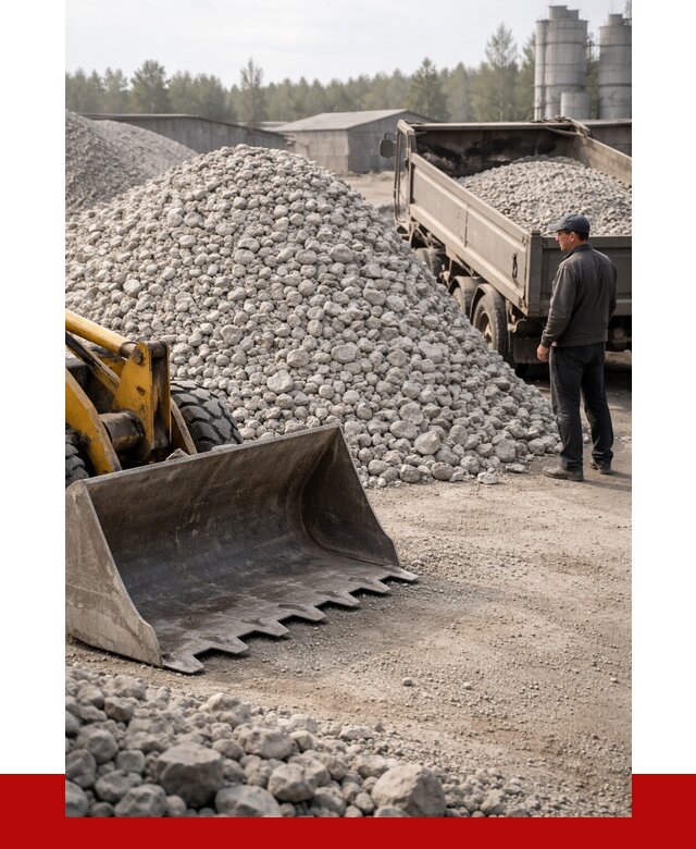 Известняковый щебень фракция 40-70 в Гатчине от 4316 р. | ПРОНЕРУДГтч