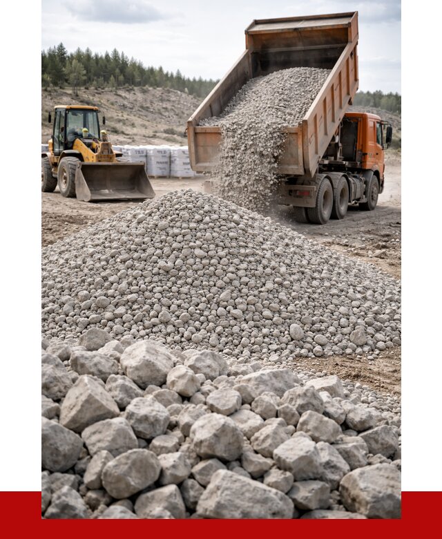 Доломитовый щебень фр. 20-40 в Гатчине от 4316 р. | ПРОНЕРУДГтч