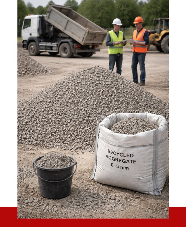 Вторичный щебень фракция 0-5 в Гатчине от 1644 р. ПРОНЕРУДГтч