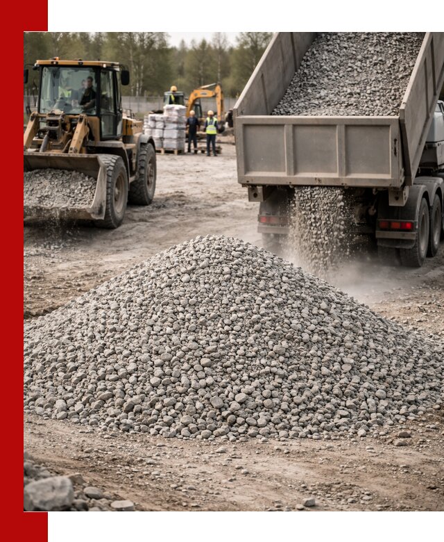 Вторичный щебень фракции 5-20 в Гатчине — доставка и продажа крупнотоннажно