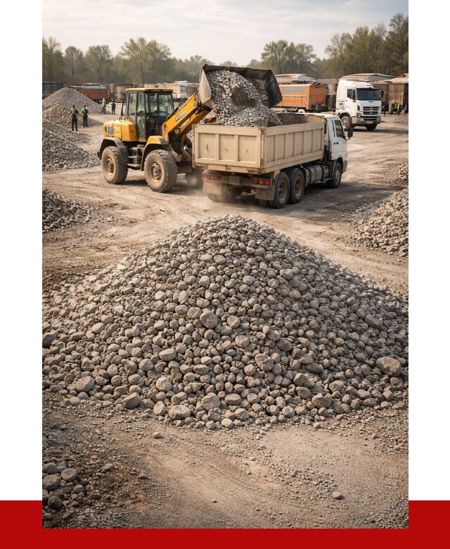 Вторичный щебень фракция 40-70 в Гатчине от 1788 р, ПРОНЕРУДГтч