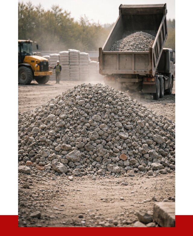 Вторичный щебень фракция 70-150 в Гатчине от 1439 р. | ПРОНЕРУДГтч