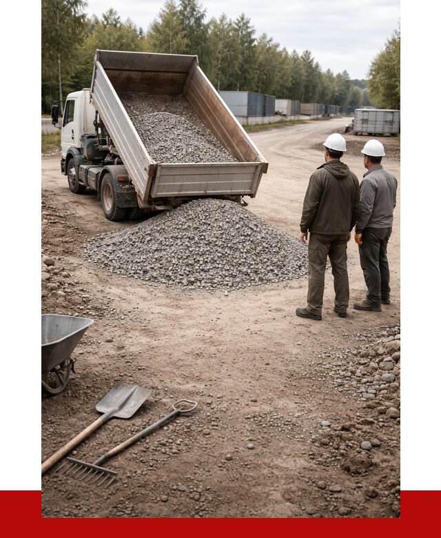 Бетонный щебень фракция 5-20 в Гатчине от 3288 р., ПРОНЕРУДГтч