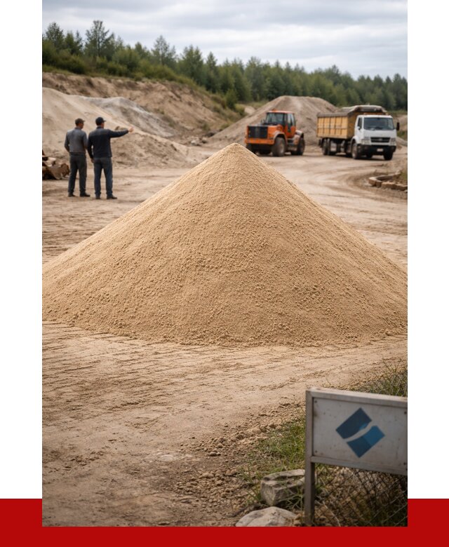 Карьерный песок навалом в Гатчине от 1850 р. | ПРОНЕРУДГтч