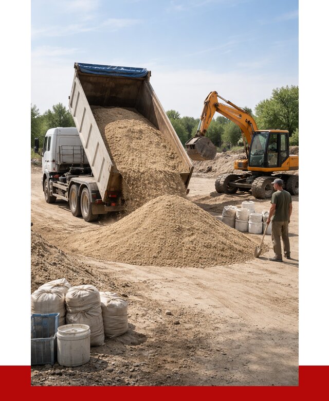 Купить речной песок в Гатчине от 1233 р. за куб | ПРОНЕРУДГтч