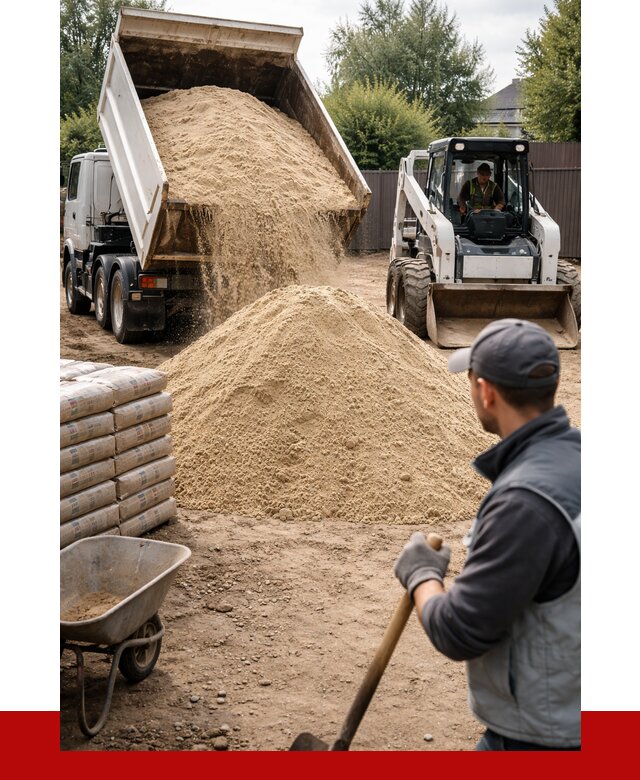 Мытый речной песок с доставкой в Гатчине от 1490 р. | ПРОНЕРУДГтч