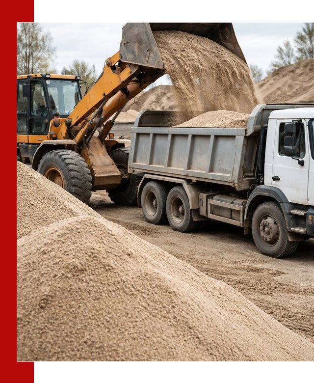 Доставка сеяного песка в Гатчине оптом и в розницу