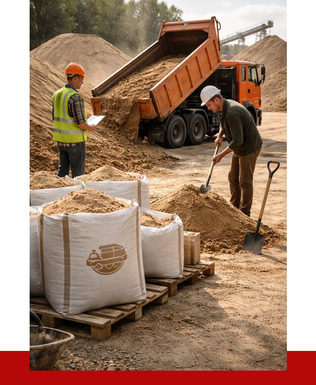 Строительный песок в Гатчине от 2261 р. с доставкой, ПРОНЕРУДГтч