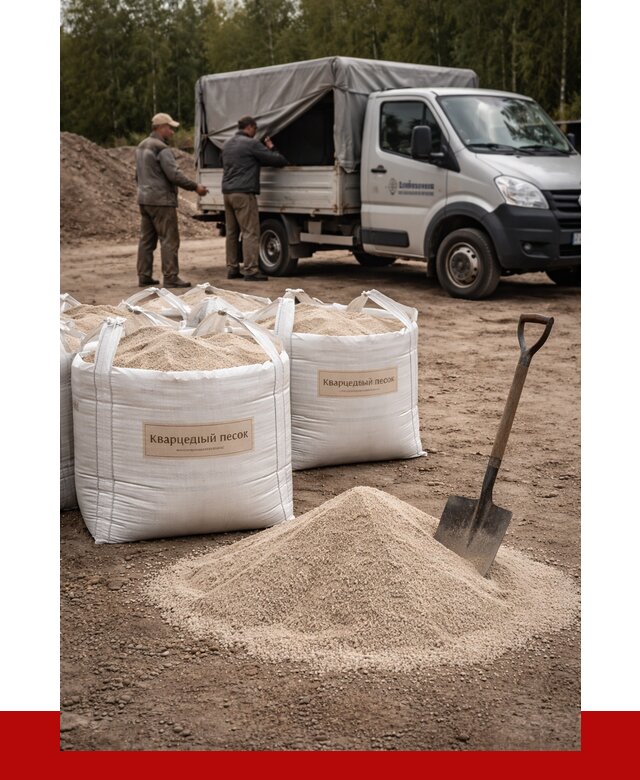 Кварцевый песок для пескоструя в Гатчине от 4624 р. | ПРОНЕРУДГтч