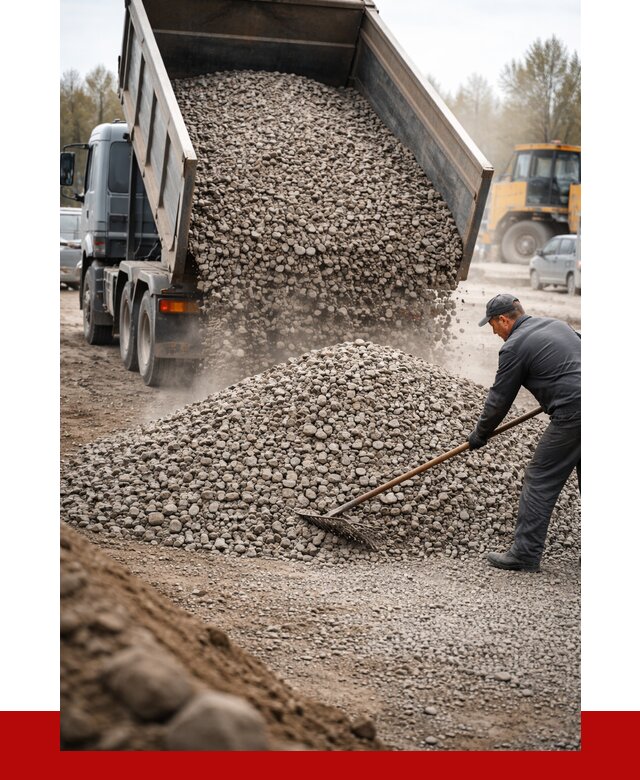 Гравий фракция 20-40 в Гатчине от 2569 р. доставка | ПРОНЕРУДГтч