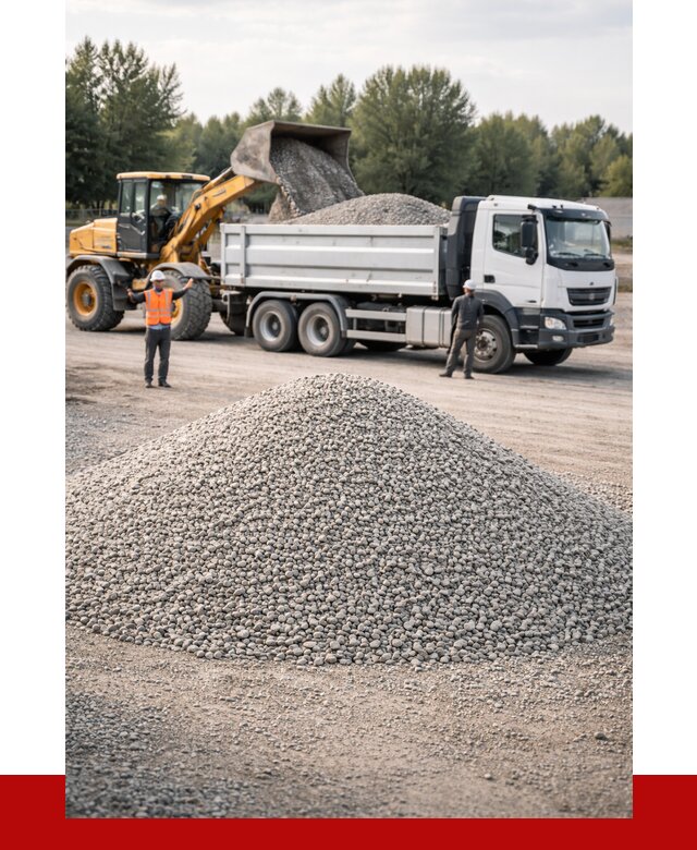 Купить мытый гравий в Гатчине от 3597 р, доставка ПРОНЕРУДГтч