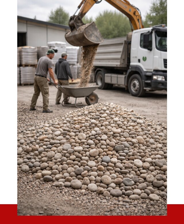 Галька декоративная в Гатчине от 3288 р. за куб | ПРОНЕРУДГтч