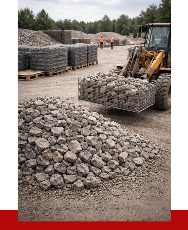 Камень для габионов фракция 70-150 в Гатчине от 4316 р. | ПРОНЕРУДГтч