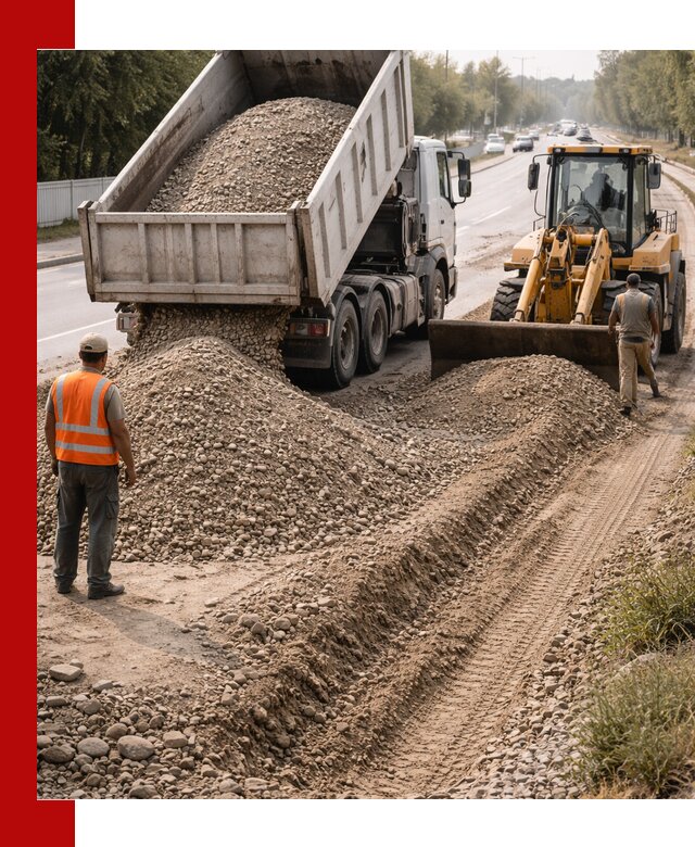 Опгс для устройства дорог и подсыпки в Гатчине