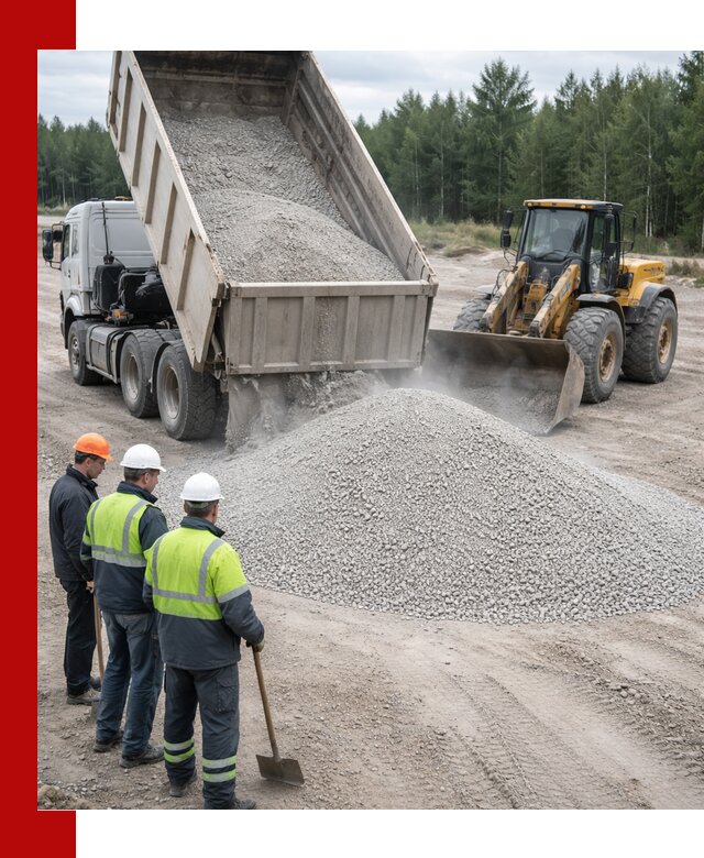 Известняковый отсев 0-5 доставка в Гатчине быстро и выгодно