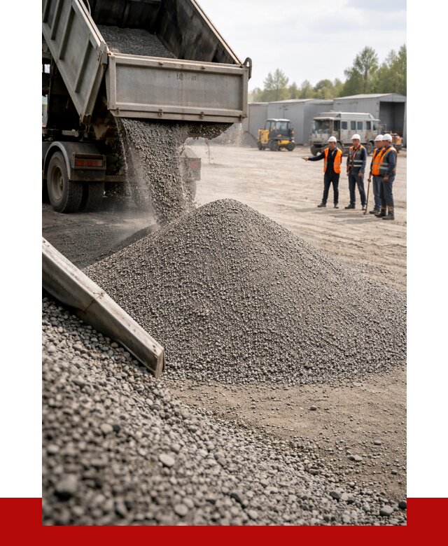 Гравийный отсев 0-5 в Гатчине от 1233 р. с доставкой | ПРОНЕРУДГтч