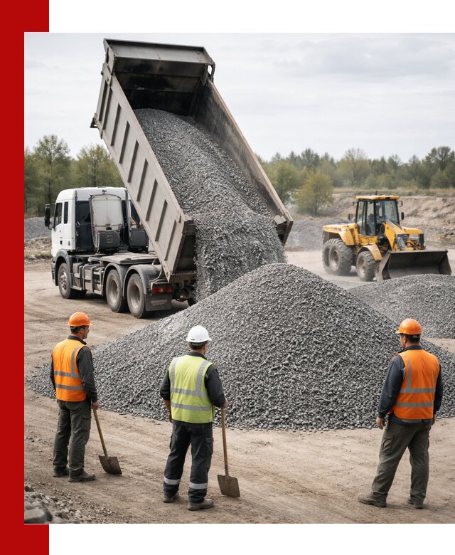 Доставка и продажа гранитной крошки в Гатчине