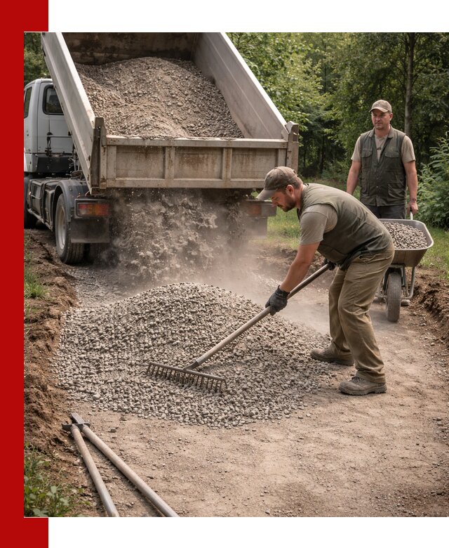 Каменная крошка для дорожек с доставкой в Гатчине