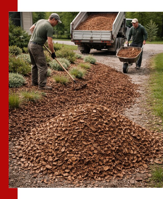 Крошка для мульчирования с доставкой в Гатчине