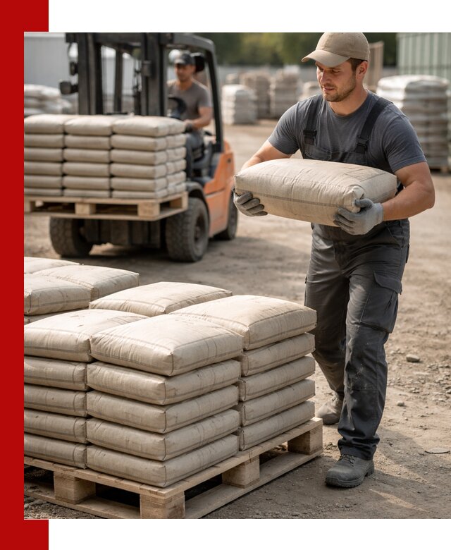 Доставка цемента в мешках оптом и в розницу в Гатчине