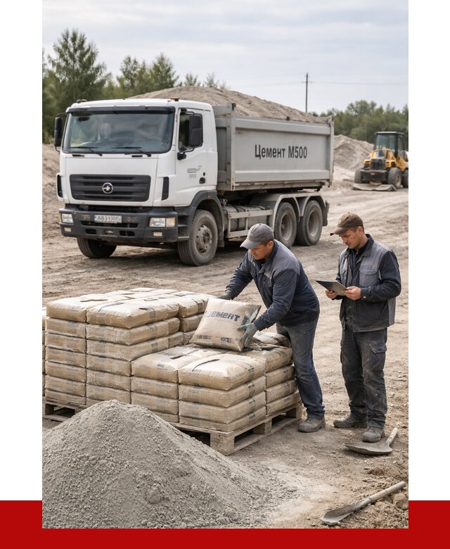 Купить цемент м500 с доставкой в Гатчине от 5344 р. | ПРОНЕРУДГтч