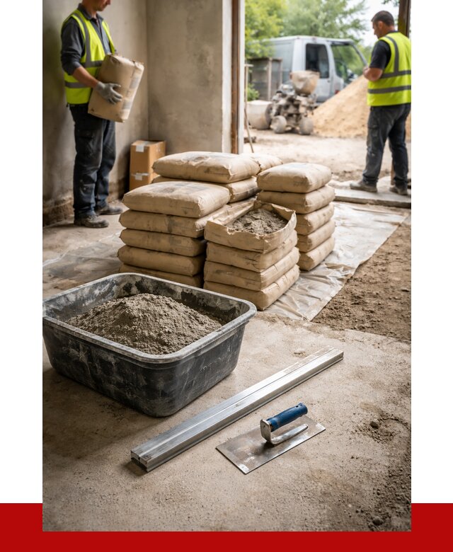 Купить сухую смесь для стяжки в Гатчине от 4624 р. | ПРОНЕРУДГтч