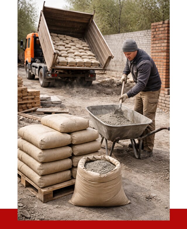 Купить сухую смесь для кладки в Гатчине от 1233 р. | ПРОНЕРУДГтч