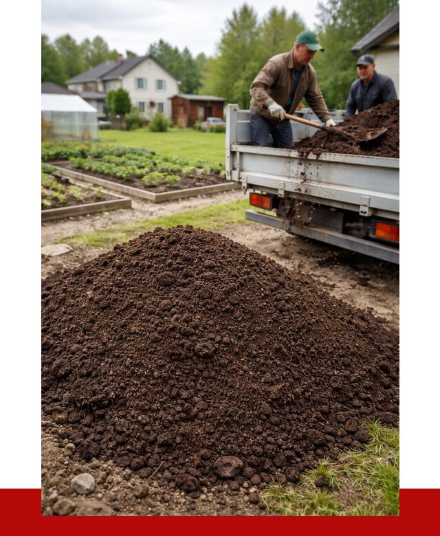 Плодородный грунт в Гатчине с доставкой от 4316 р. | ПРОНЕРУДГтч