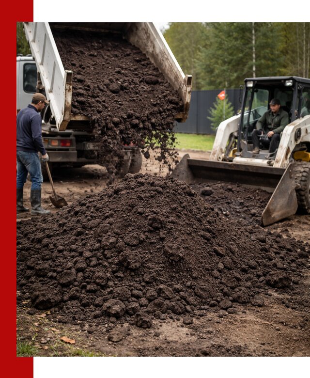 Плодородный грунт с доставкой в Гатчине для садов и огородов