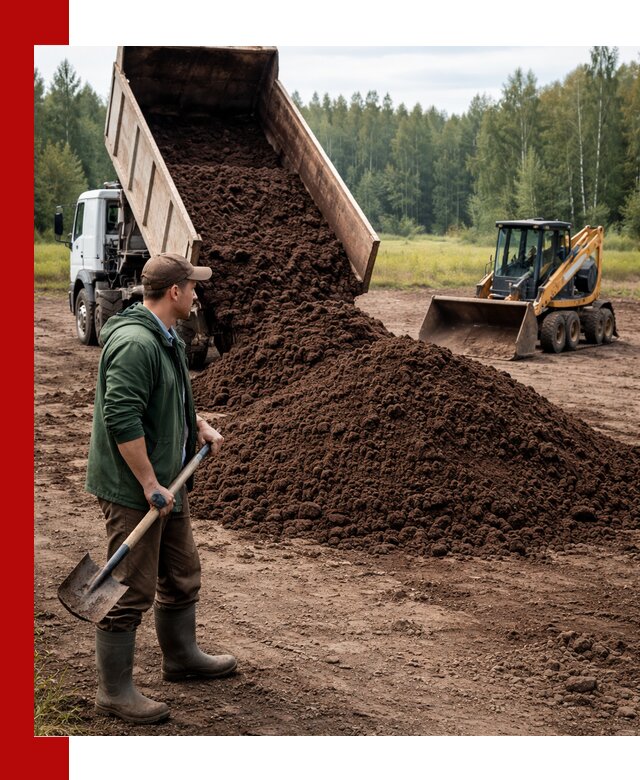 Купить верховой торф с доставкой в Гатчине для садоводства и растений