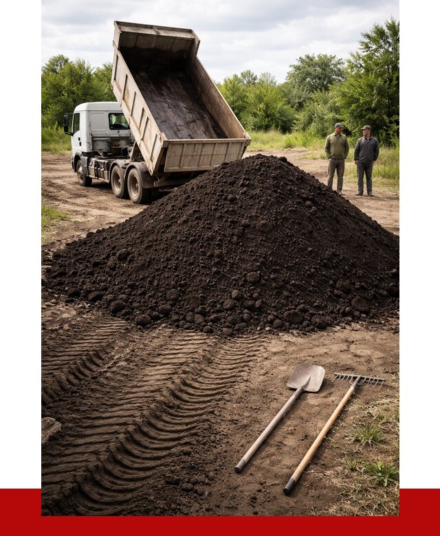 Купить чернозем навалом в Гатчине от 1233 р. за куб | ПРОНЕРУДГтч