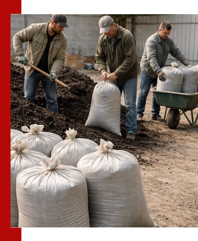 Купить чернозем в мешках с доставкой в Гатчине