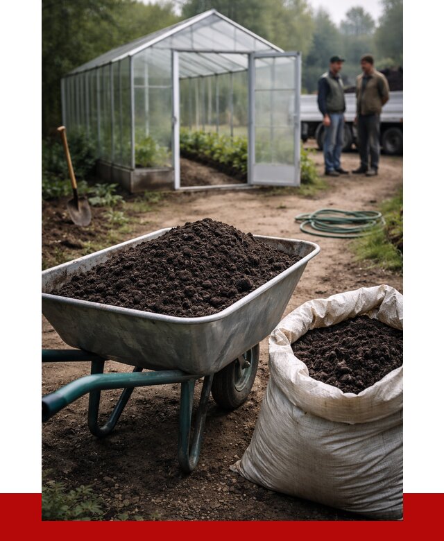 Чернозем для теплицы в Гатчине с доставкой от 1541 р. | ПРОНЕРУДГтч