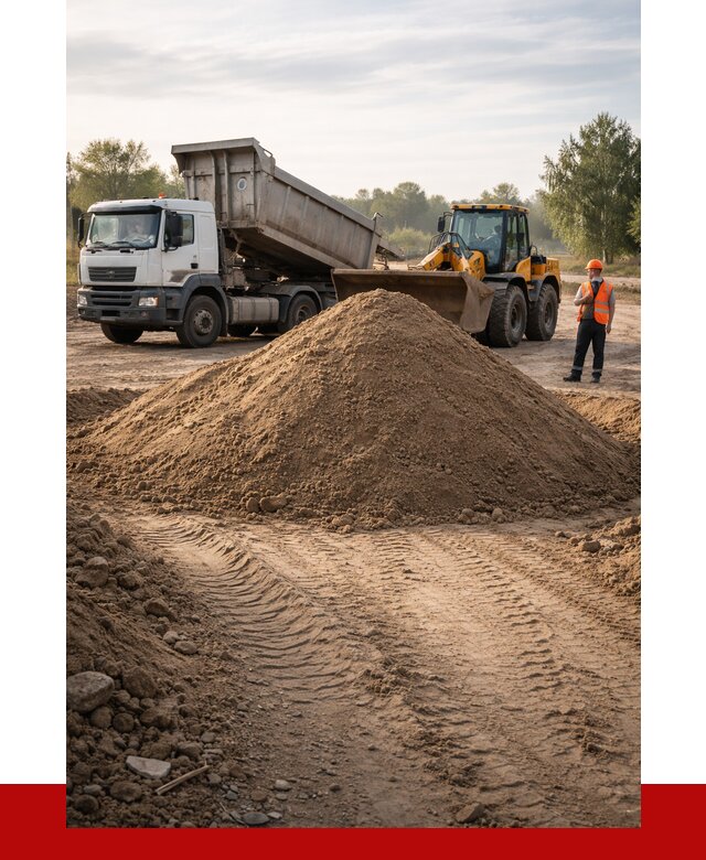 Купить песчаный грунт с доставкой в Гатчине от 4316 р. | ПРОНЕРУДГтч