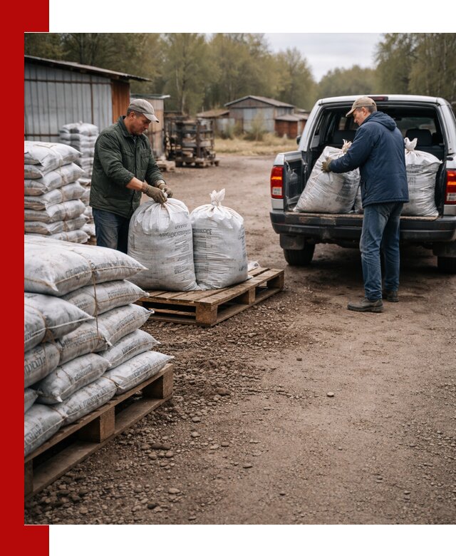 Купить конский навоз в мешках с доставкой в Гатчине