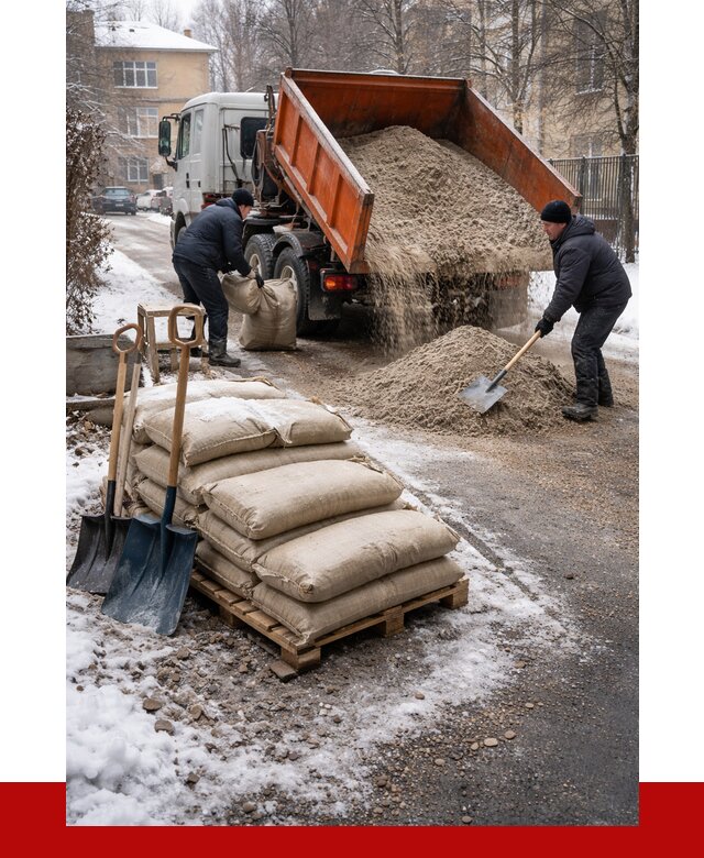 Противогололедные материалы оптом в Гатчине от 4316 р. | ПРОНЕРУДГтч