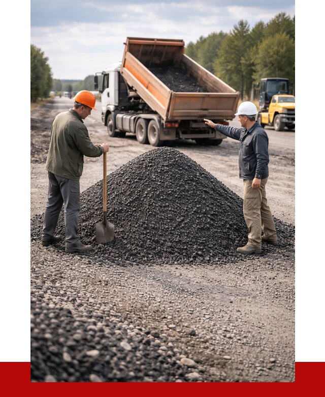 Купить асфальтовую крошку для дорог в Гатчине от 4316 р. | ПРОНЕРУДГтч