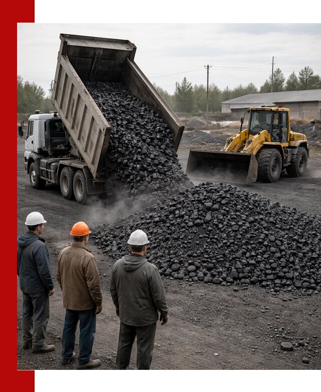 Доставка угля антрацита в Гатчине с самосвалами и погрузкой