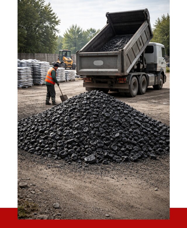 Купить уголь орех в Гатчине с доставкой от 7707 р. | ПРОНЕРУДГтч