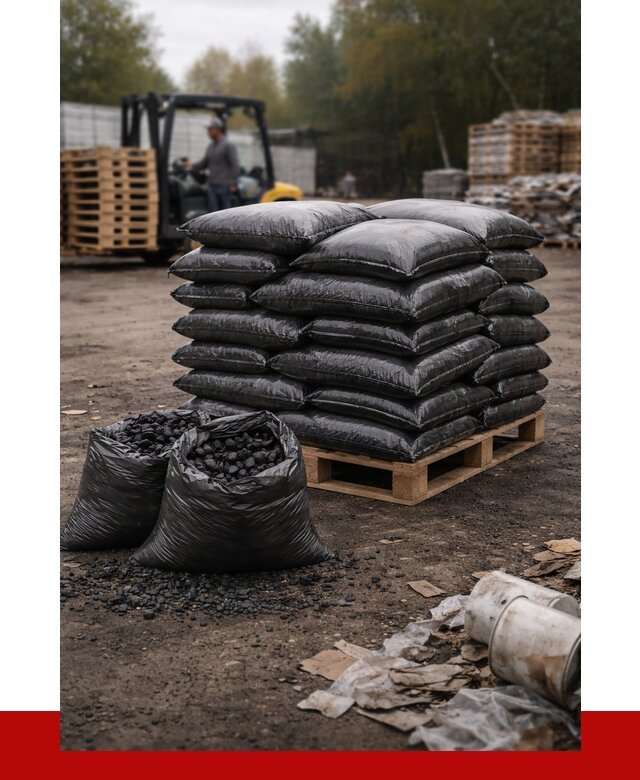 Купить уголь в мешках с доставкой в Гатчине от 7707 р. | ПРОНЕРУДГтч
