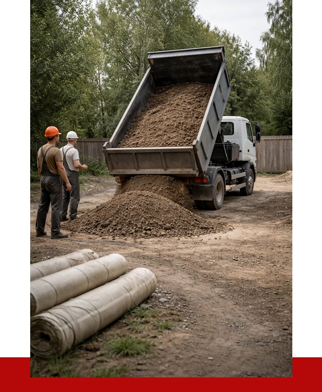 Доставка сыпучих материалов самосвалом в [cvi] от 4316 р. | ПРОНЕРУДГтч