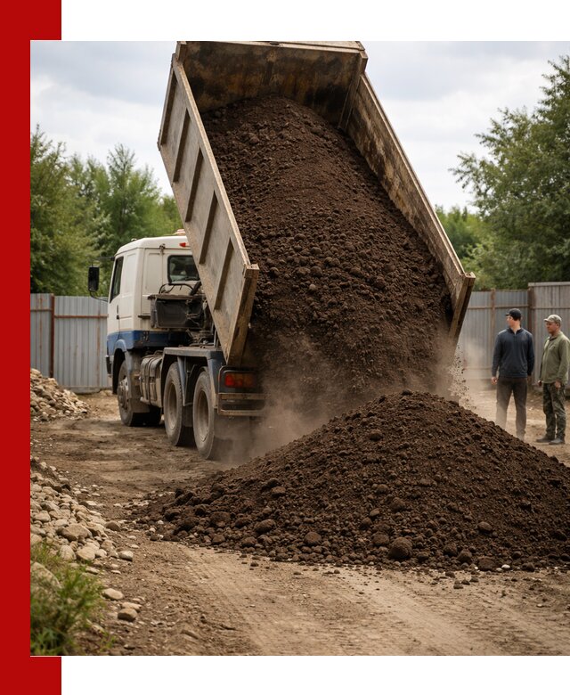 Доставка самосвалом 10 кубов в Гатчине быстро и надёжно